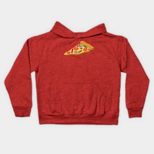 Mushroom Pizza Slice Kids Hoodie